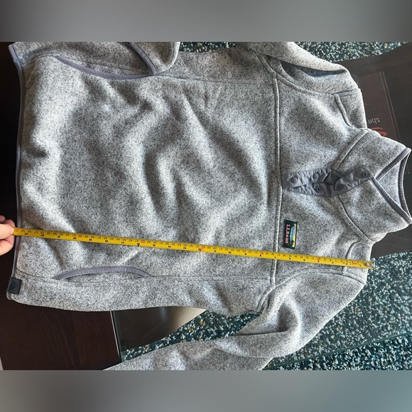 XS ll bean women sweater fleece pullover Heather grey - Picture 5 of 9